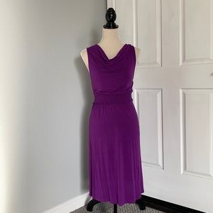 Liz Lange purple maternity dress